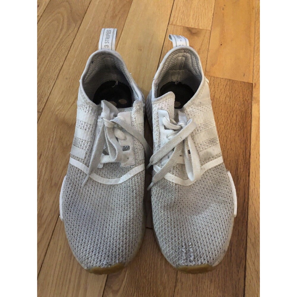 Adidas‎ LHG 029003 Men's White Canvas Lace Up Casual Sneakers Shoes Size 8